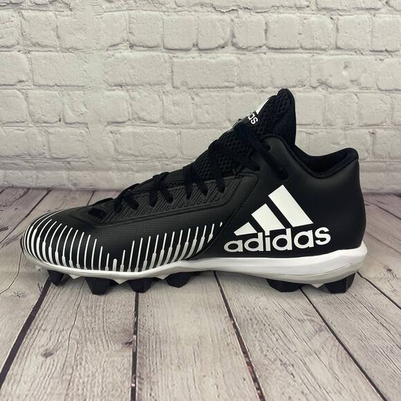 Adidas Freak MD 20 Black White Football Cleats Mens Size 12 (EF3484) - Picture 4 of 11